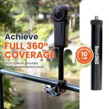 Best360 Aluminium Camera Clamp for Insta360 X4/X3/ONE X2
