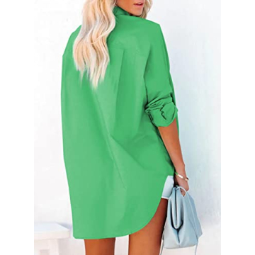 Stylish Dokotoo Cotton Button Down Shirt for Women