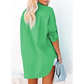 Stylish Dokotoo Cotton Button Down Shirt for Women