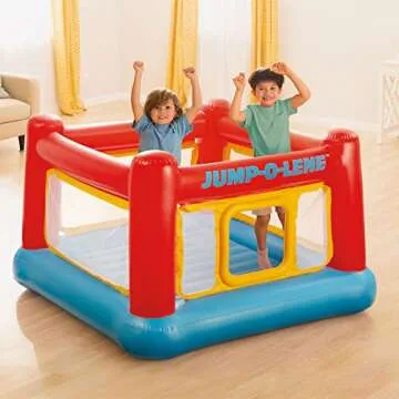 Intex Inflatable Kids Bounce House with Air Pump