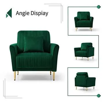 Elegant Velvet Accent Chair for Modern Living Spaces