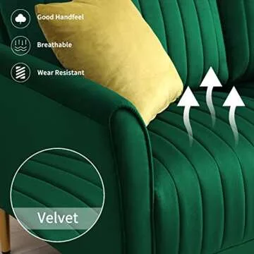 Elegant Velvet Accent Chair for Modern Living Spaces