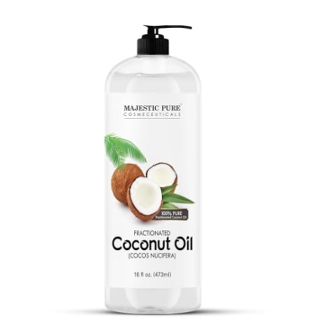 Majestic Pure Fractionated Coconut Oil - Luxurious Massage Oil & Beauty Essential - 16 fl oz
