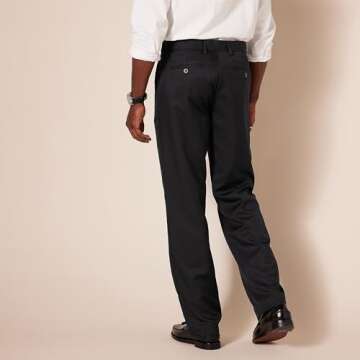 Amazon Essentials Classic-Fit Expandable-Waist Dress Pants