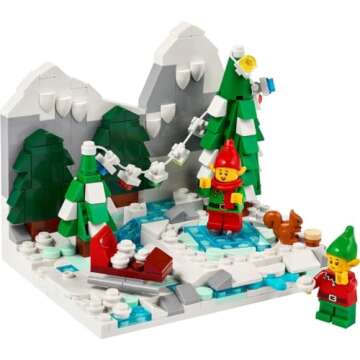 Limited Edition Holiday Lego Set for Kids 372 Pieces