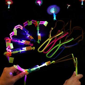 Amazing LED Arrow Flying Toy Set for Outdoor Fun