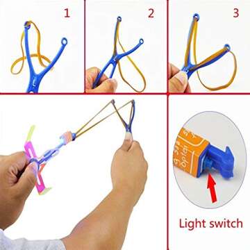 Amazing LED Arrow Flying Toy Set for Outdoor Fun