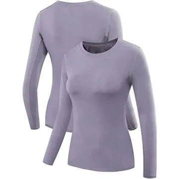 NELEUS Women's Athletic Compression Long Sleeve Shirts