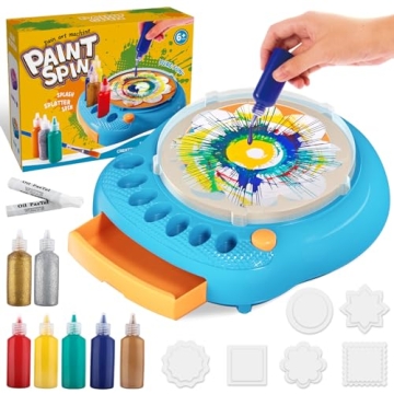 Creative Paint Spin Art Machine - Fun Painting Kit for Kids Ages 4-10