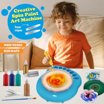Creative Paint Spin Art Machine for Kids 4-10 Years