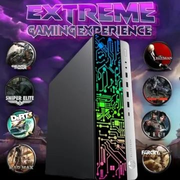 TechMagnet HP G3 Gaming Desktop PC - Intel i7, Dual 24" MTG Monitors