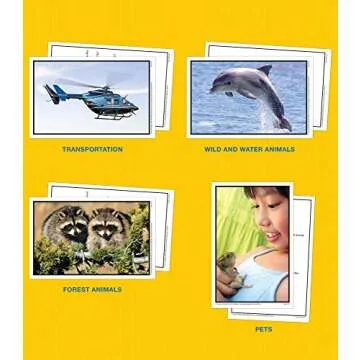 Key Education 160 Early Learning Toddler Flash Cards Ages 3+, Photographic Vocabulary Flash Cards for Toddlers, Toddler Speech Therapy Flash Cards for Preschool & Kindergarten Special Learners