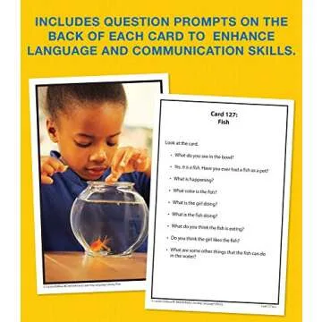 Key Education 160 Early Learning Toddler Flash Cards Ages 3+, Photographic Vocabulary Flash Cards for Toddlers, Toddler Speech Therapy Flash Cards for Preschool & Kindergarten Special Learners