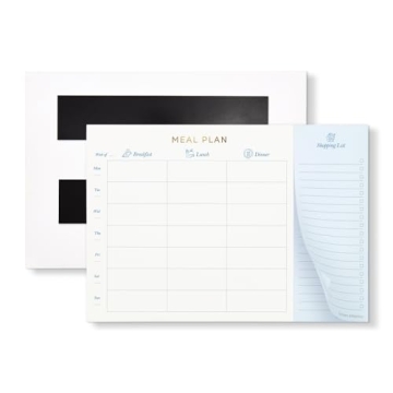 Golden 4Rabbits Meal Planner & Grocery List - Transform Meal Prep