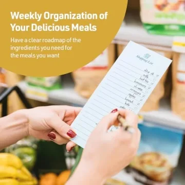 Golden 4Rabbits Meal Planner & Grocery List Magnet