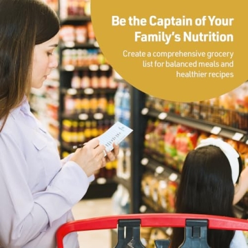 Golden 4Rabbits Meal Planner & Grocery List Magnet