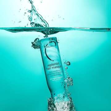 Malibu C Replenish Hair Masque (9 oz) - Ultra Hydrating Deep Conditioner for Hair Repair - Reparative Formula with Avocado Oil for All Hair Types