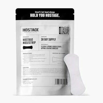 Hostage Tape Nose Strips - Extra Strength Relief for Snoring and Congestion