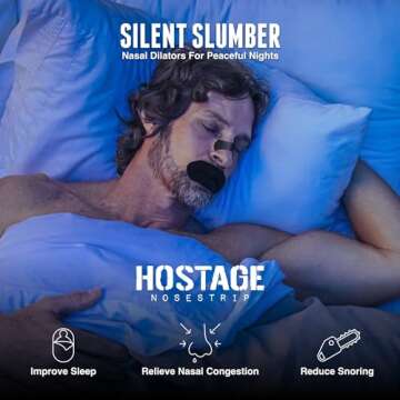 Hostage Tape Nose Strips - Extra Strength for Better Sleep
