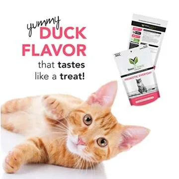 VetriScience Extra Strength Gut Health Probiotics for Cats, Digestion Support, Gas & Diarrhea, Itchy Dogs, Cough, Immune Support, 120 Million CFU per Chew, 60 Chews