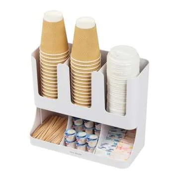 Mind Reader 6 Compartment Coffee Condiment Organizer