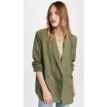 Lioness Women's La Quinta Blazer in Khaki Green for Style