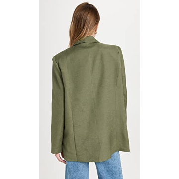 Lioness Women's La Quinta Blazer in Khaki Green for Style