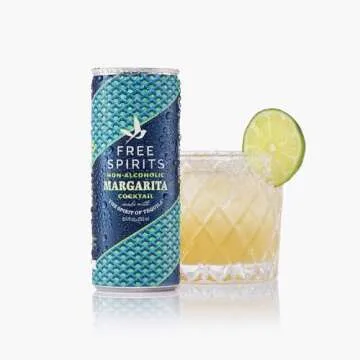 Enjoy Free Spirits Margarita - Non-Alcoholic, Ready-To-Drink Mocktail