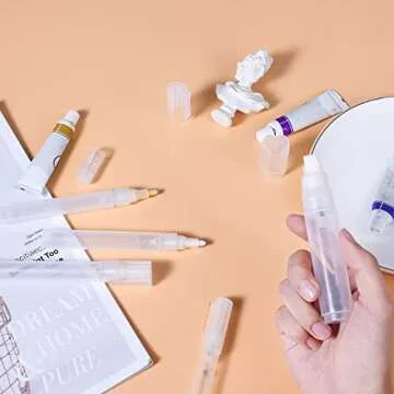 SAVITA Refillable Markers - 5pcs Professional Paint Pens Set