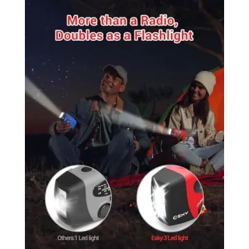 Esky Hand Crank Radio with Flashlight Power Bank