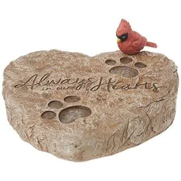 Precious Moments Memorial Garden Stone with Cardinal Accent