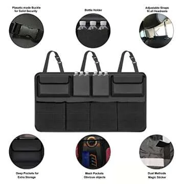 Snuopfy Car Trunk Organizer for Easy Vehicle Storage