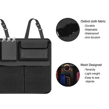 Snuopfy Car Trunk Organizer for Easy Vehicle Storage