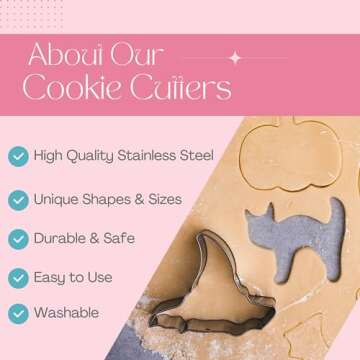 Cookie Cutter Kingdom Halloween Cookie Cutter Set for Creative Baking