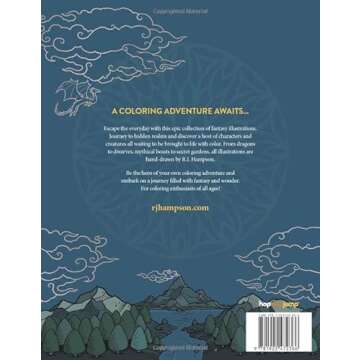 Mountain King Coloring Book (R.J. Hampson Coloring Books)