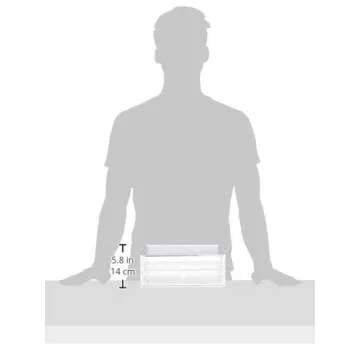 MUJI Acrylic 3-Drawer Storage Case - Clear, Eco-Friendly, Stackable Solution
