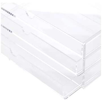 MUJI Acrylic 3-Drawer Storage Case for Stylish Organization