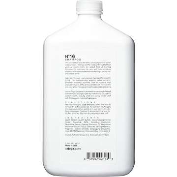Isle of Dogs Coature No. 16 White Coat Dog Shampoo - 1 Liter with Evening Primrose Oil