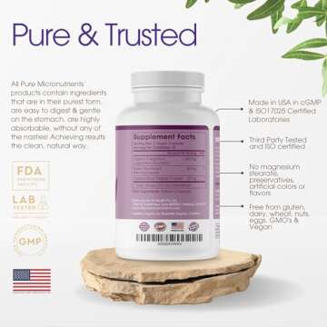 Organic Resveratrol Supplement 1200mg - Extra Strength Formula for Anti Aging, Heart & Immune Health...