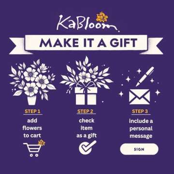 KaBloom Flowers - Valentine Collection - 12 Assorted Roses and Greens with Vase - Gift for Birthday, Sympathy, Anniversary, Get Well, Thank You, Valentine, Mother’s Day Fresh Flowers