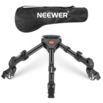 NEEWER Photography Tripod Dolly – Heavy Duty with 2" Wheels for Professional Use