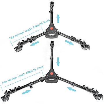 NEEWER Tripod Dolly – Heavy Duty, 2-Inch Wheels for Video