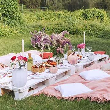 Charming Light Pink Artificial Pumpkins for Fall Decor