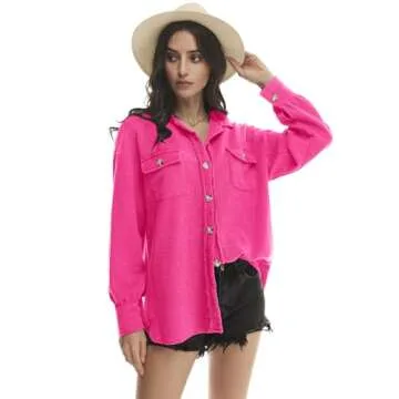 Stylish Yanekop Waffle Knit Shacket for Women