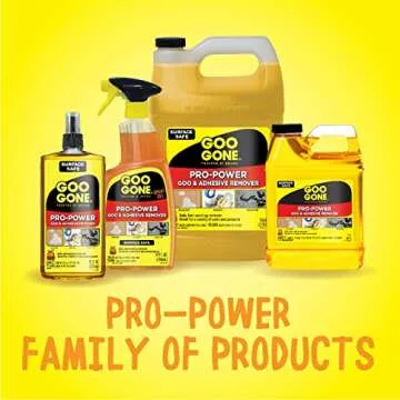 Goo Gone Pro-Power – Surface Safe, Great Cleaner, No Harsh Odors, No Sticky Residue, Can be used on tools and machinery, 24 fl oz
