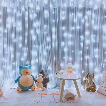 YEOLEH USB Powered String Lights Curtain for Decor
