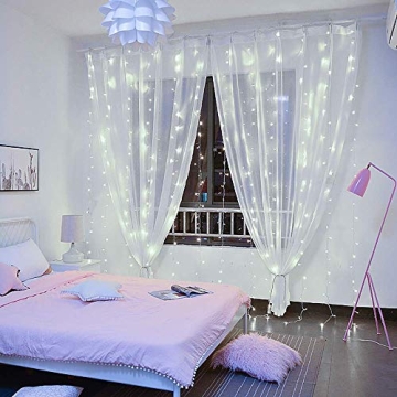 YEOLEH USB Powered String Lights Curtain for Decor