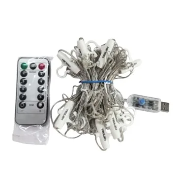 YEOLEH USB Powered String Lights Curtain for Decor