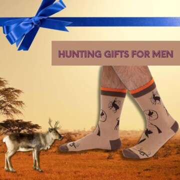 YEXIPO Funny Socks for Men Women - I'd Rather Be Outdoor Activities