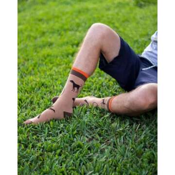 YEXIPO Funny Outdoor Socks for Camping & More